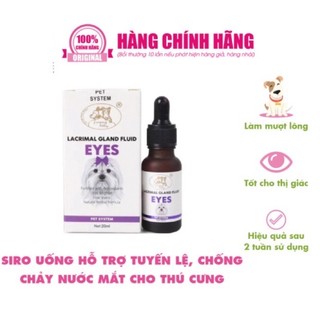 Siro uống hỗ trợ vết ố mắt , viêm tuyến lệ chống chảy nước mắt