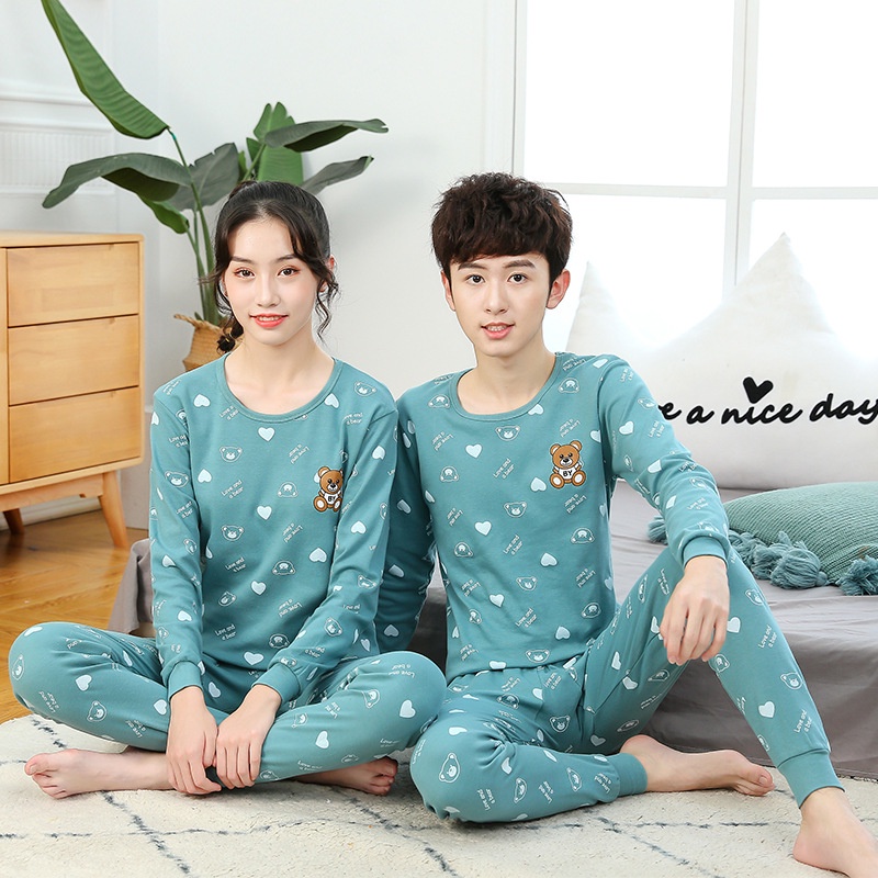 Bộ Đồ Ngủ 2 Món 100% Cotton Dành Cho Bé Trai 7-18 Tuổi 30-70kg