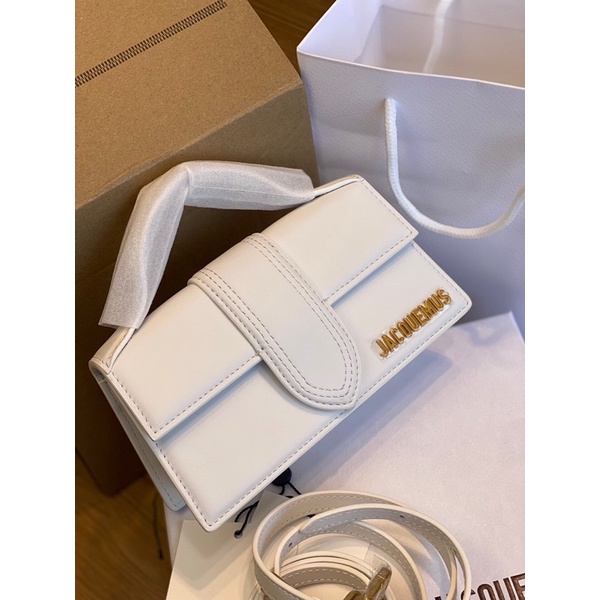 Túi tay cầm mini JACQUEMUS Le Bambino leather bag