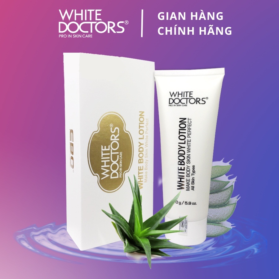 Kem làm trắng toàn thân White Doctors White Body Lotion tươi trẻ làn da 170g