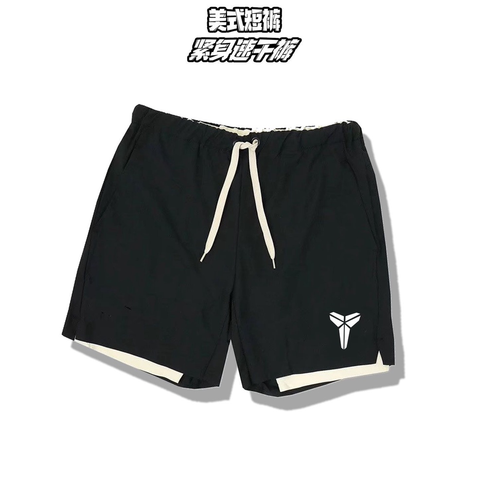 Quần Short Thể Thao Giả Hai Lớp Phong Cách Mới Mùa Hè Cho Nam
