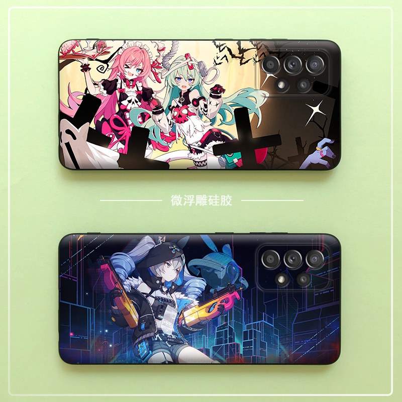 Ốp Điện Thoại Chống Va Đập In Hình Cá Tính Cho Samsung a73 Galaxya53 Yae Sakura a52 Kiana 3