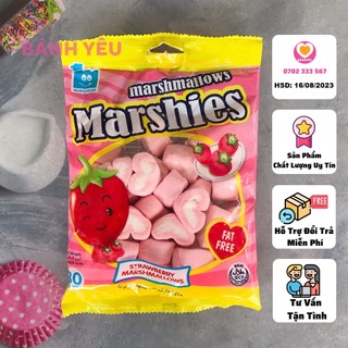 Kẹo xốp Dâu Marshmallow (80g) trang trí bánh- BK22
