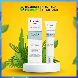 Gel giảm mụn kiểm soát nhờn Eucerin Pro Acne Oil Control Solution A.I Clearing treatment 40ml