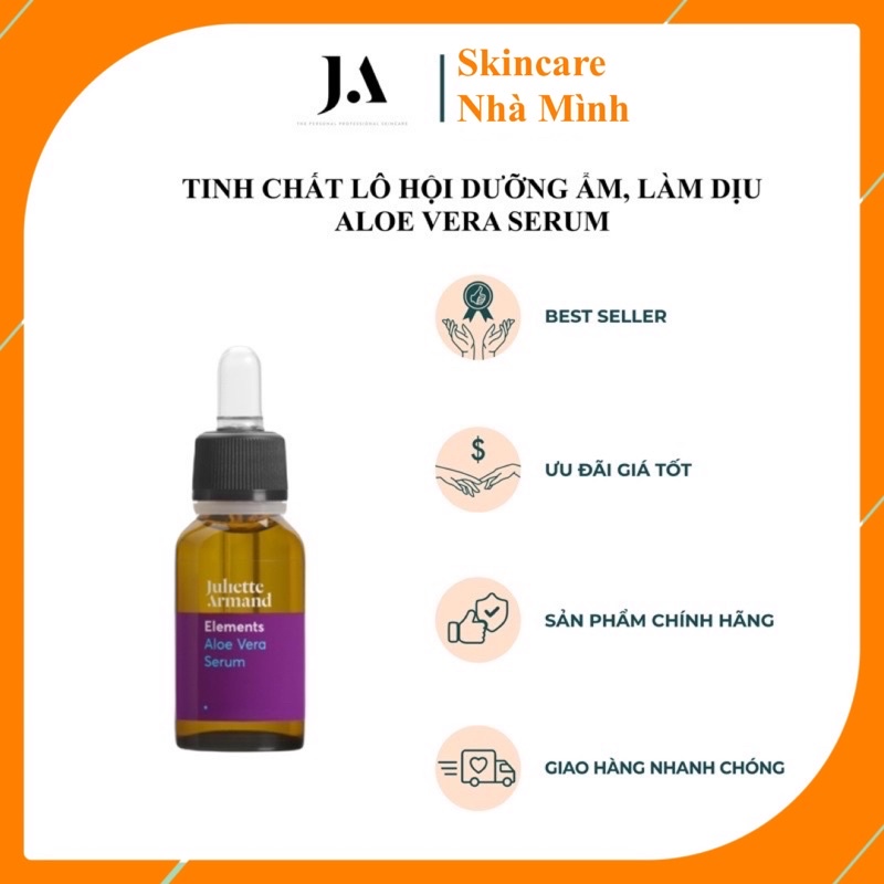 [Hàng Chính Hãng] Tinh chất lô hội dưỡng ẩm , làm dịu Aloe Vera Serum Juliette Armand