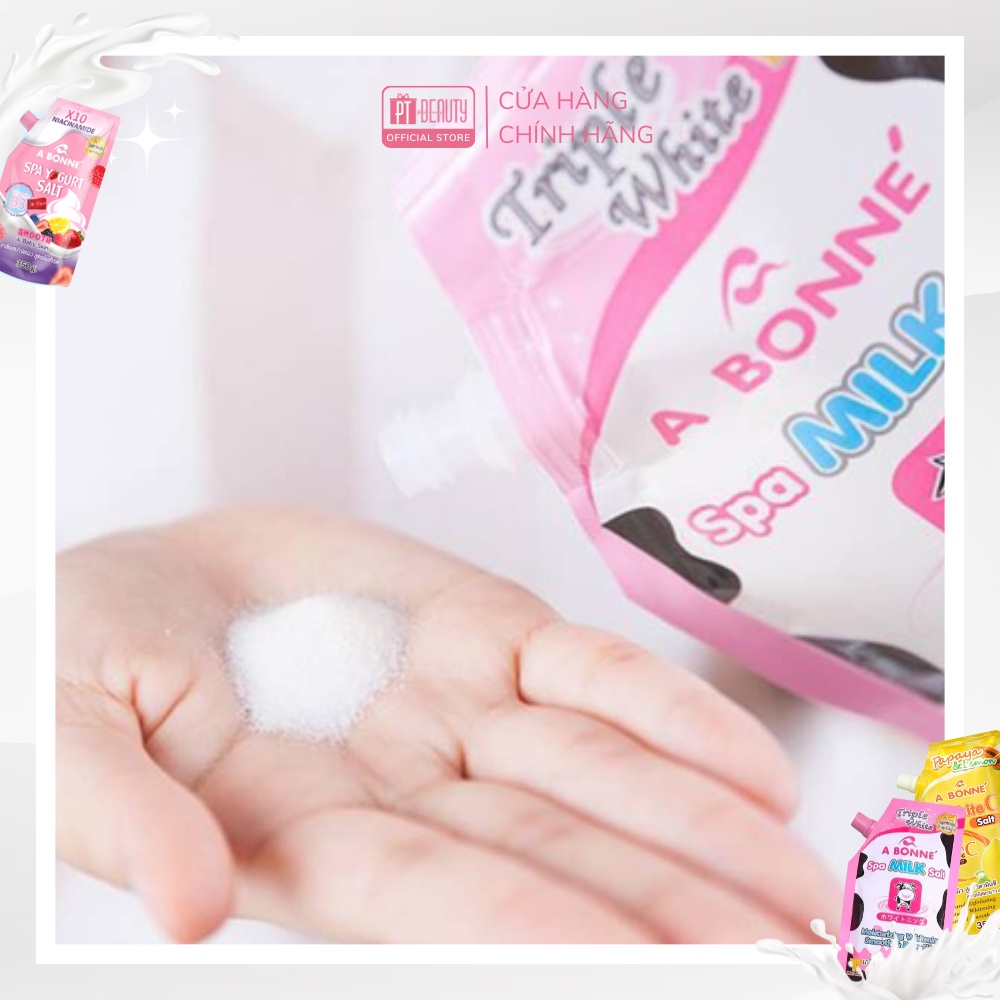 Muối tắm sữa bò tẩy tế bào chết A Bonne Spa Milk Salt Thái Lan 350 gam