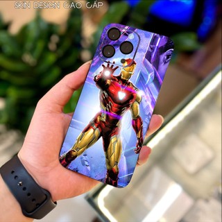Miếng dán Skin điện thoại hình Iron Man cho iphone 6/7/8/6plus/7plus/X/XSmax và các máy android khác