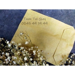 100c túi giấy vàng mỏng đựng bánh tráng nướng