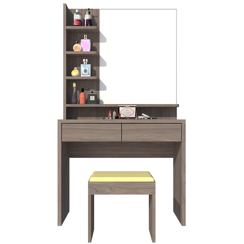 [Trả góp 0%] Bộ bàn ghế Trang Điểm OHaHa-009