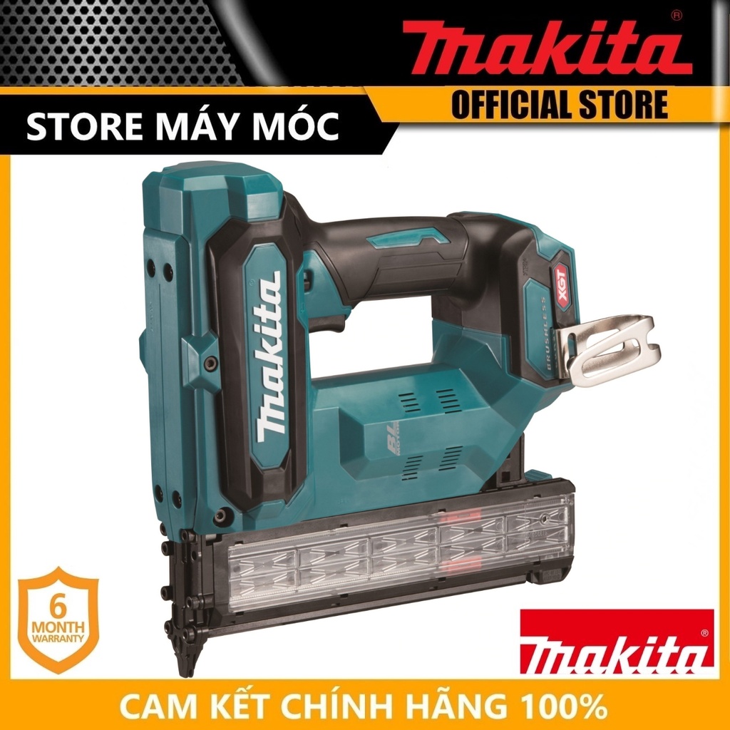 MÁY BẮN ĐINH DÙNG PIN 40V MAX 40MM BL MAKITA FN001GZ02- HÀNG CHÍNH HÃNG