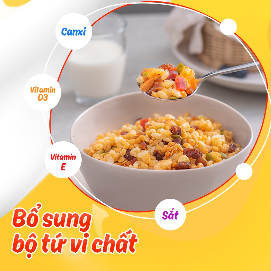 Combo 10 Ngũ Cốc Yến Mạch Trái Cây OATTA Nguyên Cám Thơm Ngon Phù hợp Cho Người Ăn Kiêng Hộp 45g