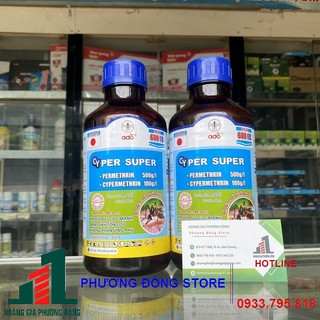 Thuốc diệt muỗi Cyper Super 600EC (1 lít)