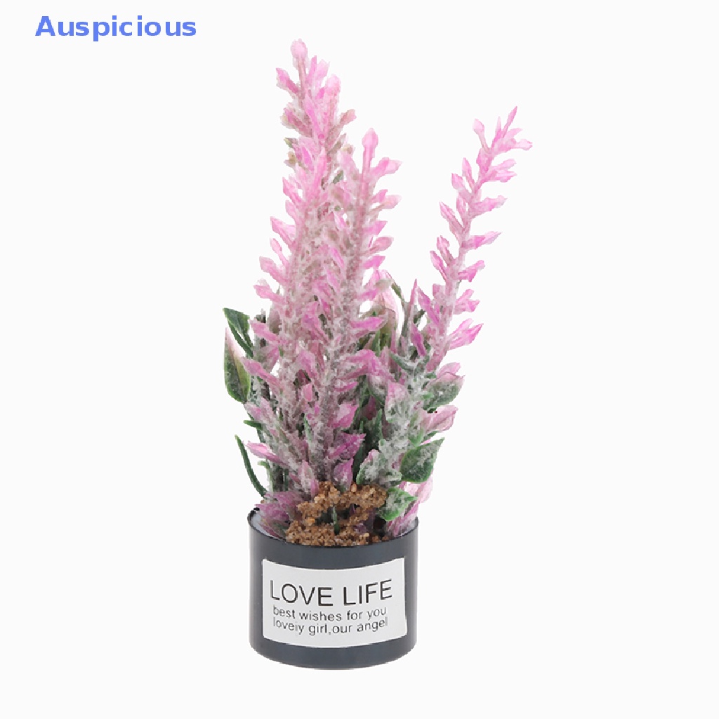 Chậu Hoa Oải Hương Mini Bằng Sắt Tỉ Lệ 1: 12 Trang Trí Nhà Búp Bê