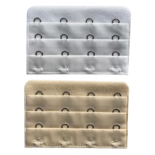 【2fire】 Useful Bra Extenders Strap Extension 3 Rows /4 Hooks Adjustable Belt Buckle
