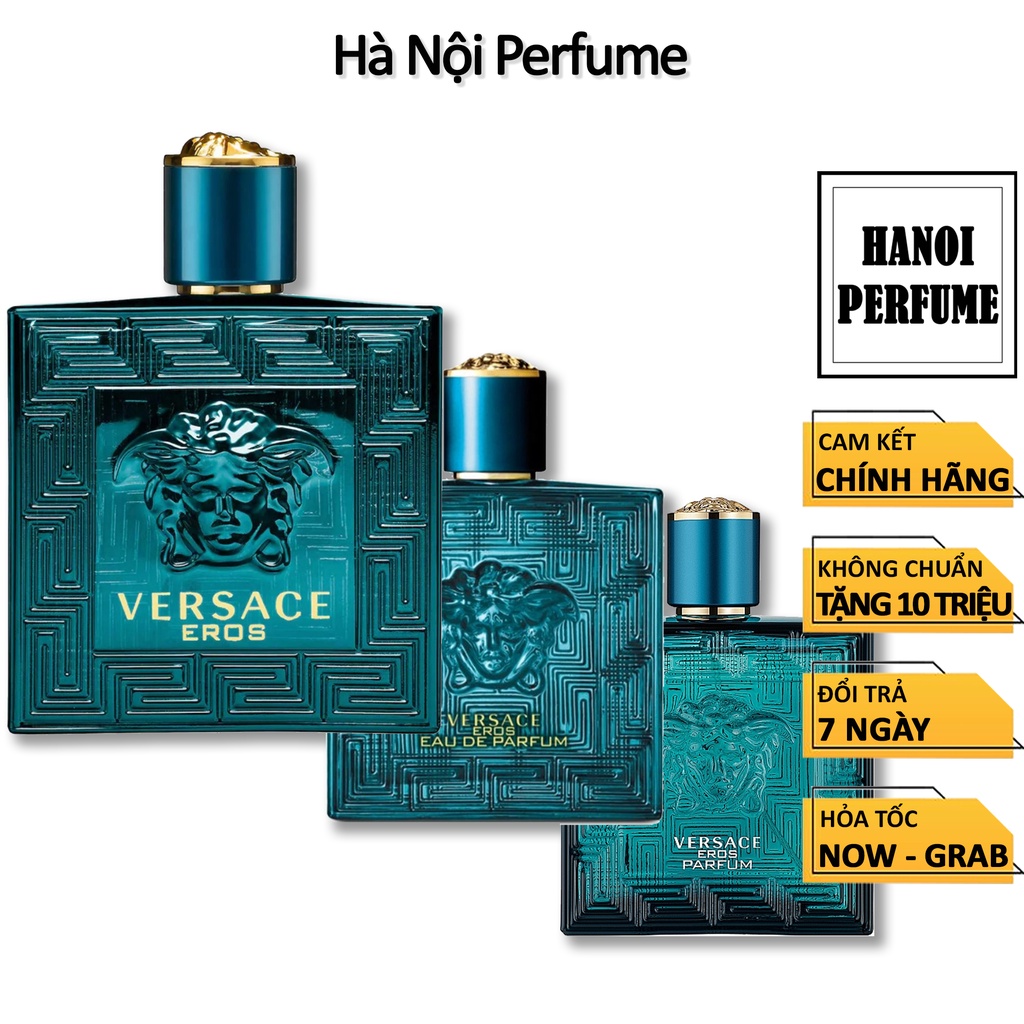 Nước hoa nam Versace Eros EDT, EDP và Parfum 10ml - Hà Nội Perfume