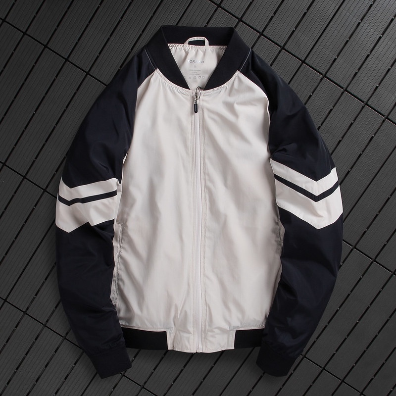 Áo khoác 2 lớp gió nam TORANO phối tay cổ bomber trượt nước, giữ ấm tốt DWCW002
