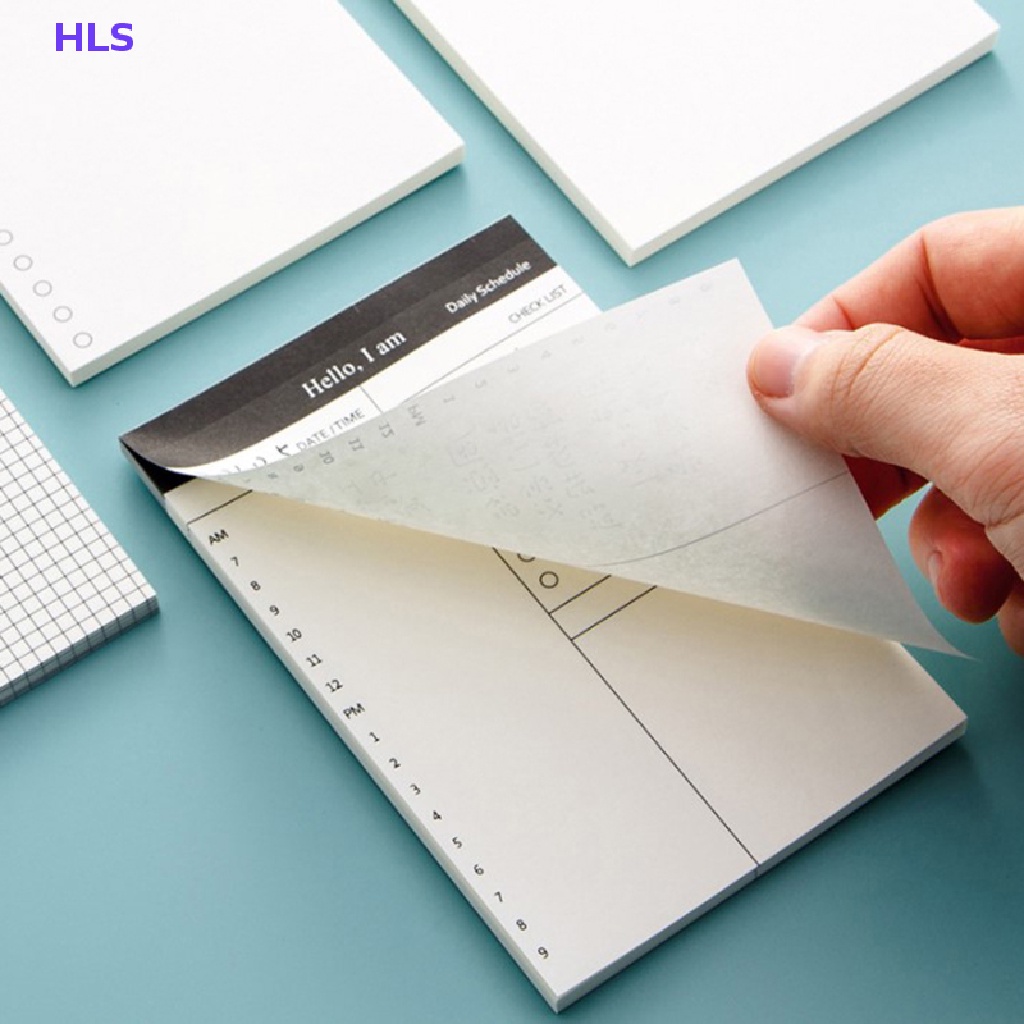 [HLS] Sổ Ghi Chú Lên Kế Hoạch Hàng Ngày Agenda Agenda Có Thể Xé Ra Để Làm List Goals Habit Schedules Dùng Trong Trường Học Văn Phòng