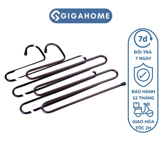 Móc Treo Quần Áo 5 Tầng GIGAHOME Treo Khăn, Cà Vạt Tiết Kiệm Không Gian 35x36x1cm 3183