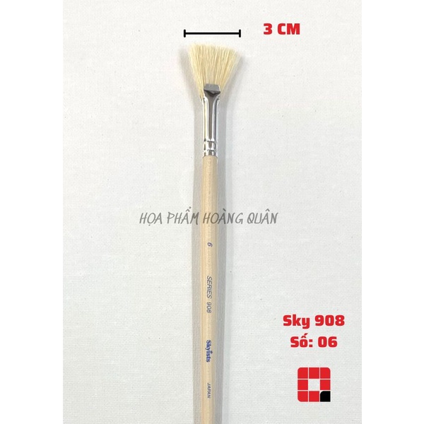 Cọ quạt Skyists Series 908 - Cọ Nhật hàng tốt