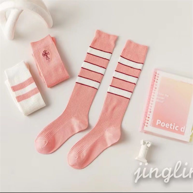 Tất Bắp Chân Dài Tới Đầu Gối Phong Cách Preppy JK Cho Nữ