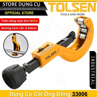 Dụng cụ cắt ống đồng công nghiệp TOLSEN 33006 Dao cắt ống đồng, nhôm, nhựa đường kính cắt từ 6-64mm