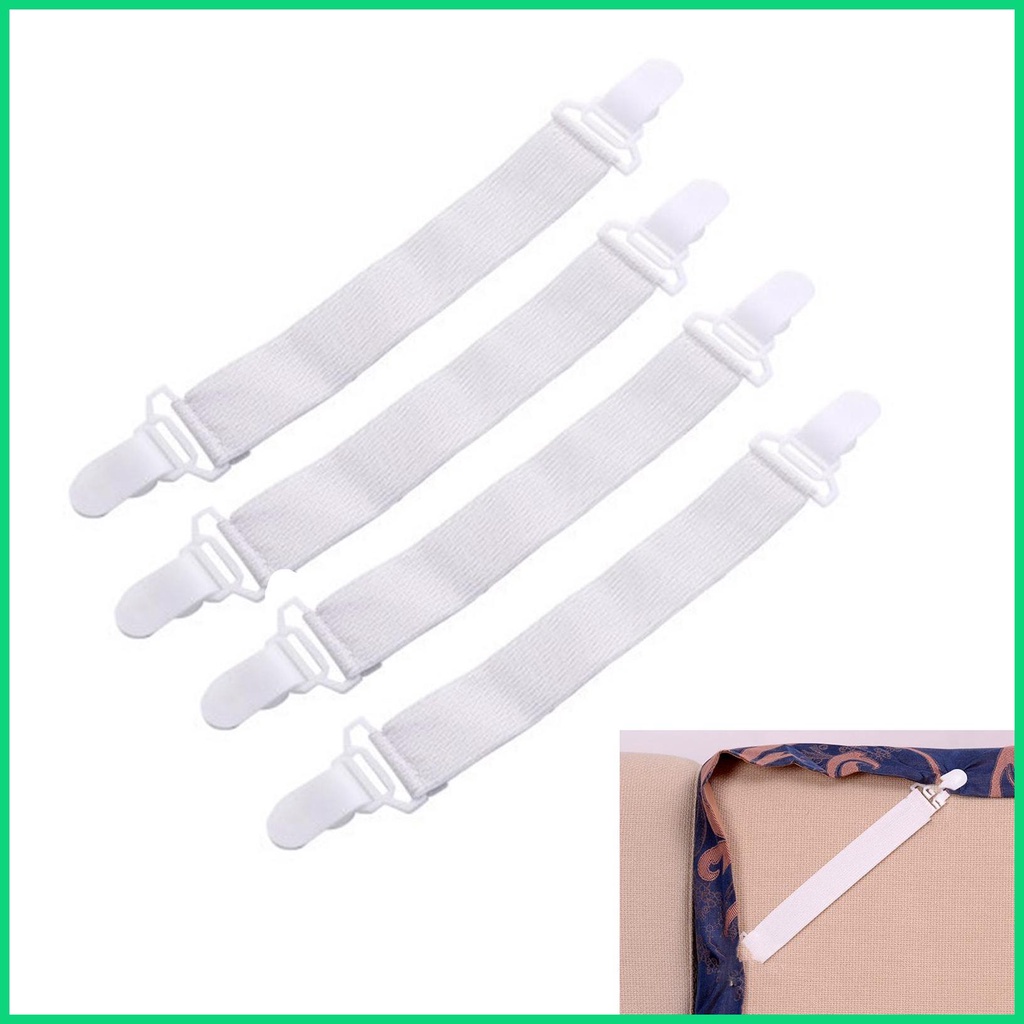 Set 4 Kẹp Cố Định Ga Trải Giường Co Giãn Tốt Tiện Dụng
