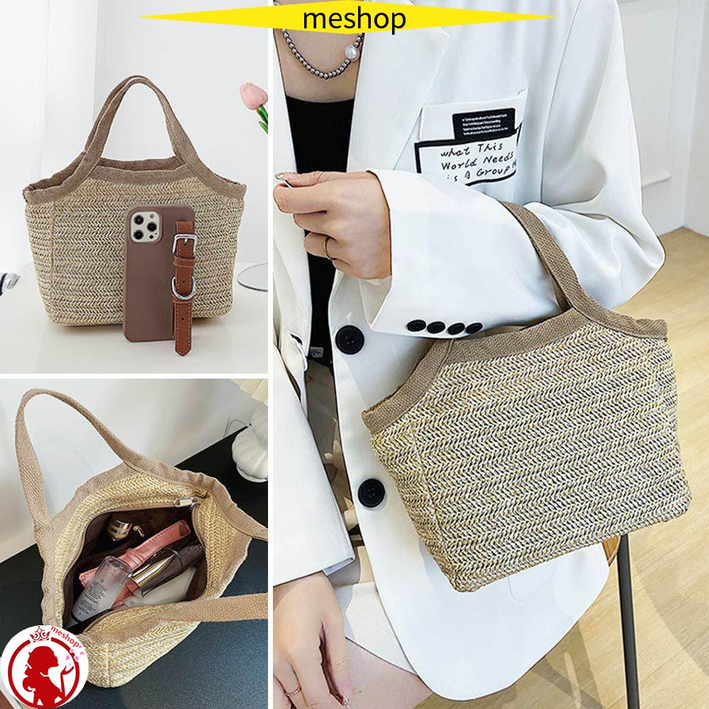 Túi Xách Bằng Rơm Đan Thời Trang Mùa Hè Giản Dị