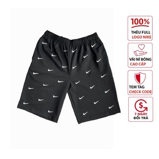 Quần short nike swoosh full logo - full tem tag hàng chất lượng cao cấp