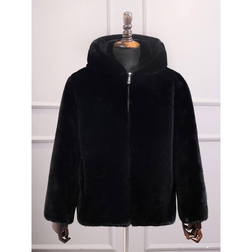 Áo khoác lông chồn Unisex Quảng Châu loại 1