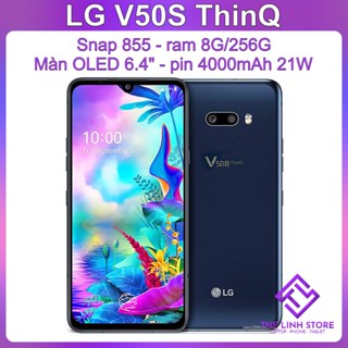 Điện thoại LG V50S ThinQ màn OLED 6.4 inch - Snapdragon 855 ram 8G 256G
