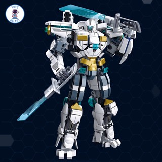 Đồ Chơi Lắp Ráp Kiểu LEGO Robot Mô Hình Jaeger Guardian Bravo - Ice Front Protector Trong Pacific Rim Mecha B1151