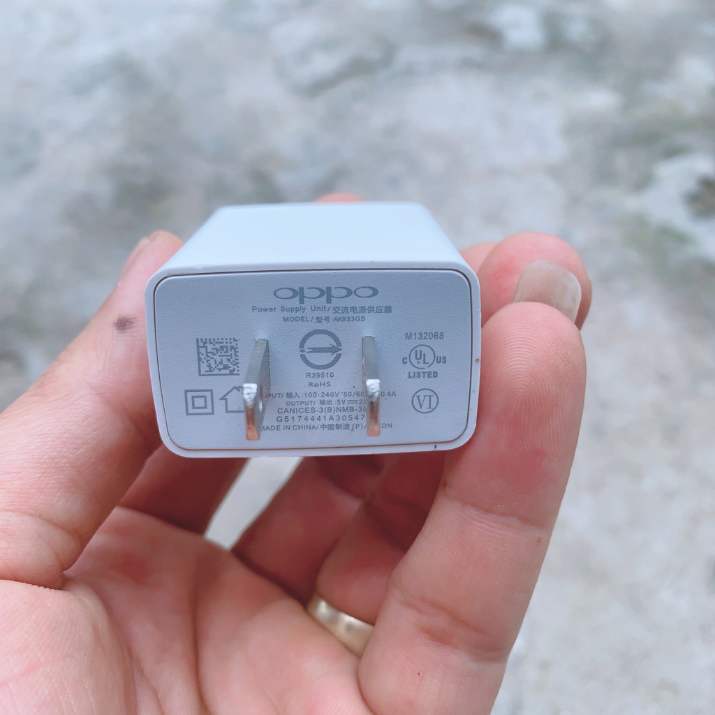 Bộ Củ, Cáp Sạc Nhanh O.P.P.O AK.933 - Bảo hành 12 tháng lỗi 1 đổi 1