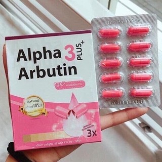 Vỹ 10 Viên kích Trắng ALPHA ARBUTIN 3 Plus NEW UV Thái Lan