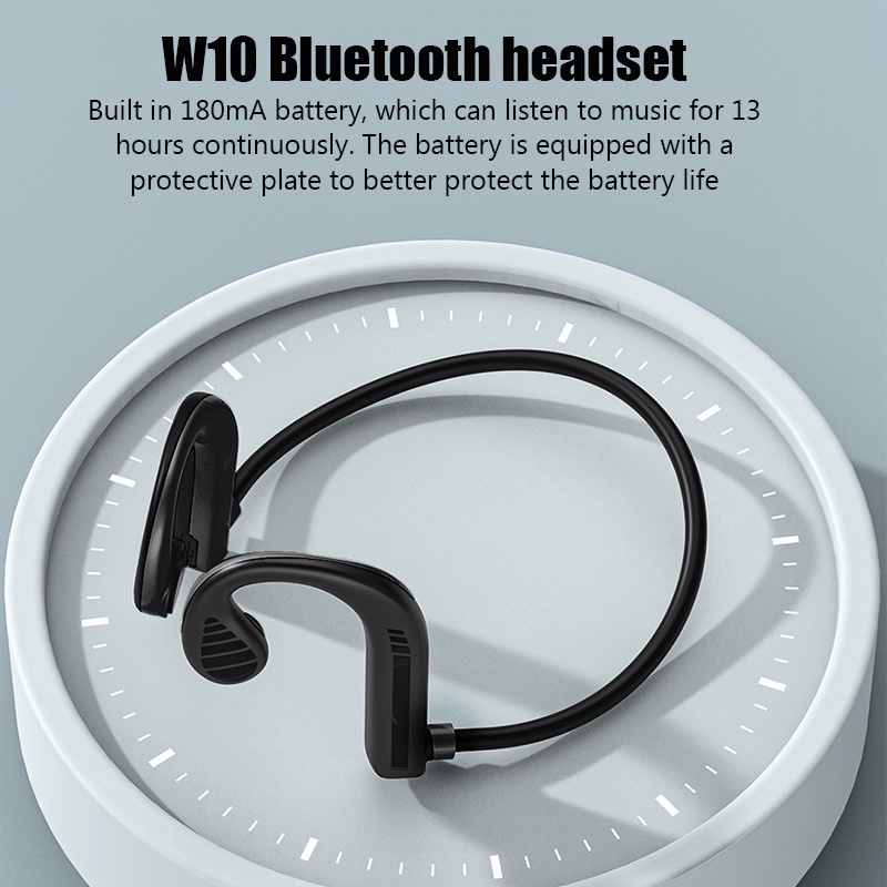 Tai Nghe Thể Thao Không Dây W10 Bluetooth 5.2 Âm Thanh Nổi Chống Nước Chống Mồ Hôi Cho Xiaomi iPhone Android