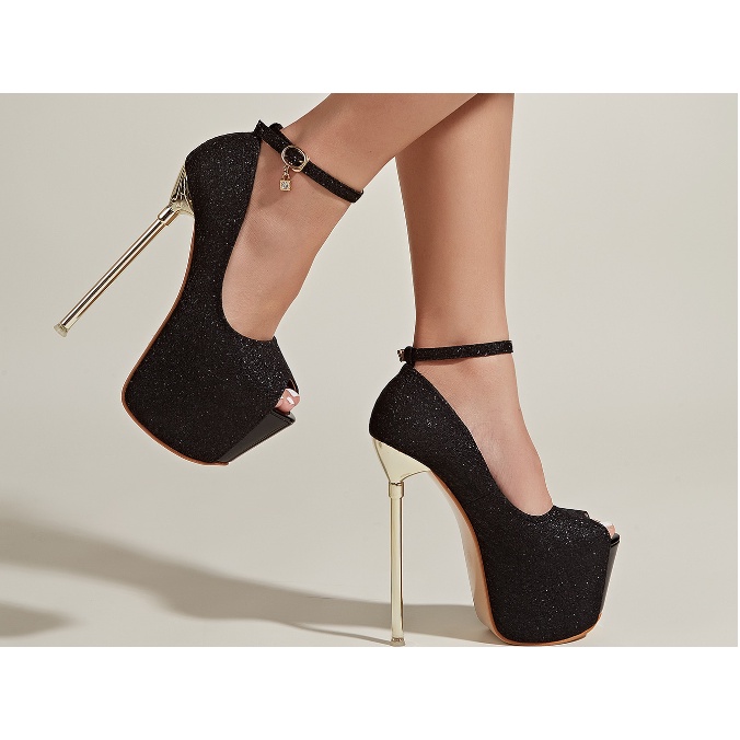 A469 Giiafy cao gót 20cm gót mảnh mai sexy, dành cho nữ trẻ trung, sang trọng