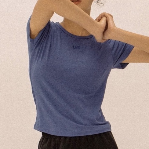 Áo thun nữ Hebe Top tay ngắn cổ tròn vải cotton cao cấp LND