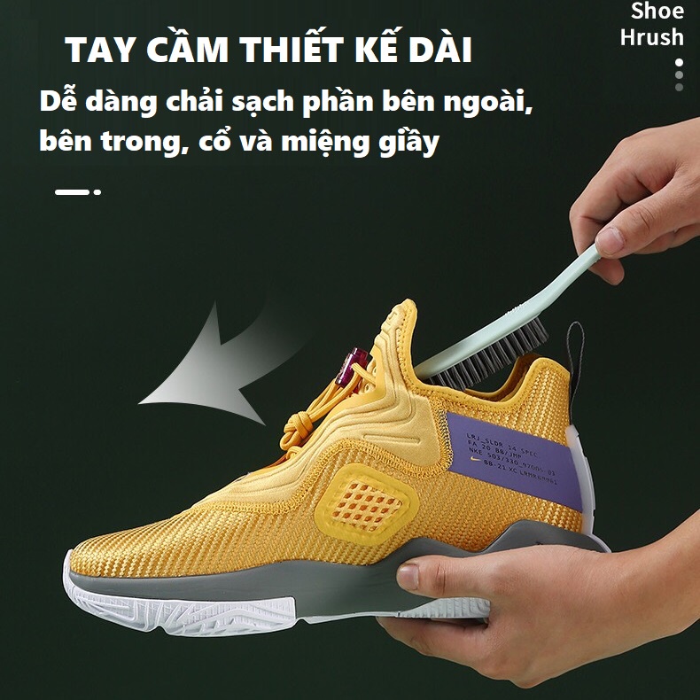 BỘ BÀN CHẢI QUẦN ÁO PASTEL, BÀN CHẢI ĐÁNH GIẦY DÉP ĐA NĂNG CAO CẤP