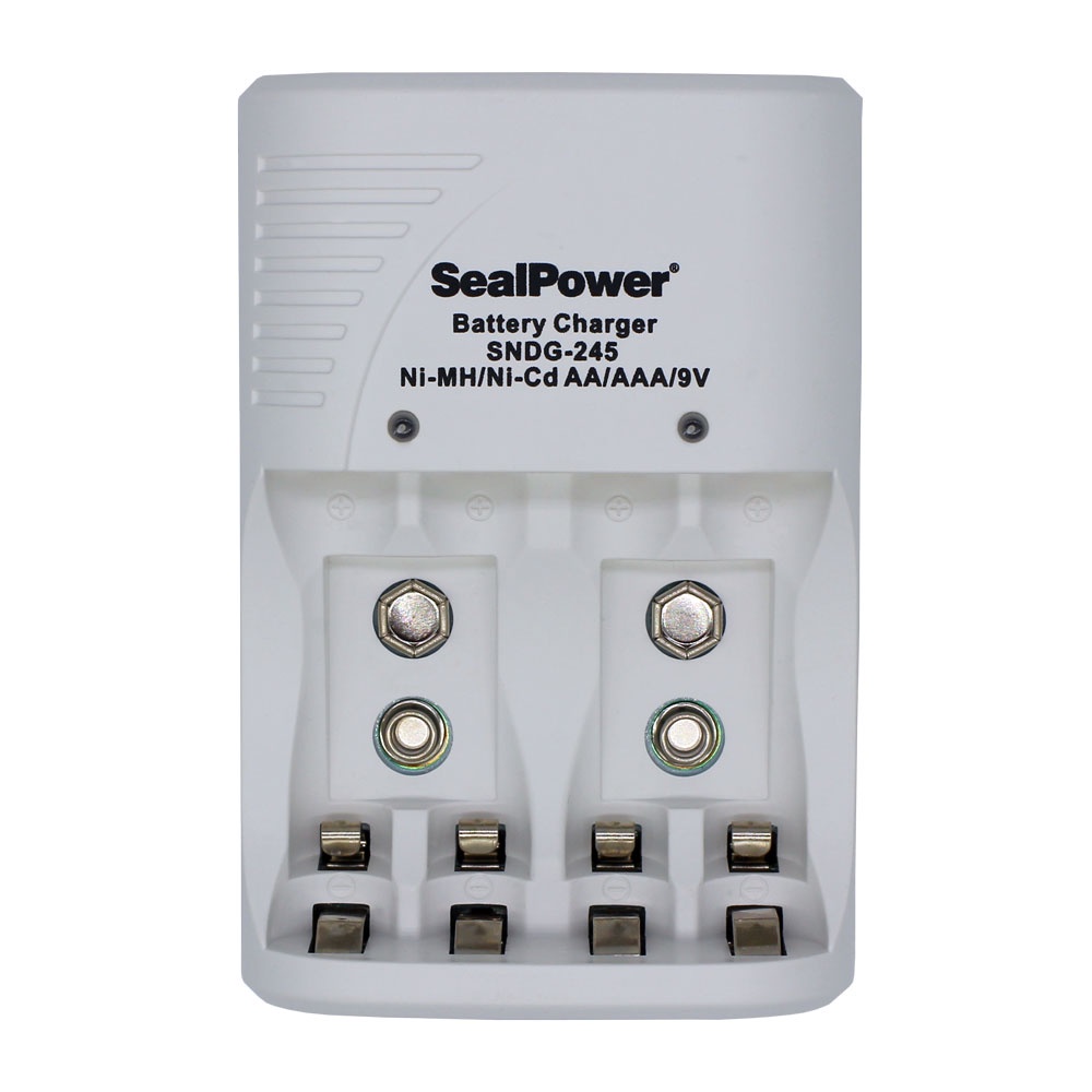Máy sạc SealPower SNDG-245, kèm pin sạc AA 2000mAh /AAA 1000mAh/ 9V 240mAh,   chất lượng cao.