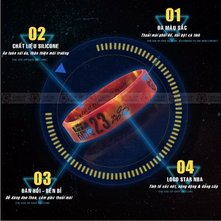 Vòng Tay Bóng Rổ Cao Su 2.0