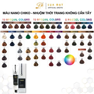 Thuốc nhuộm tóc CHIKO màu thời trang không cần tẩy tóc (KHÔNG KÈM OXI TRỢ NHUỘM)