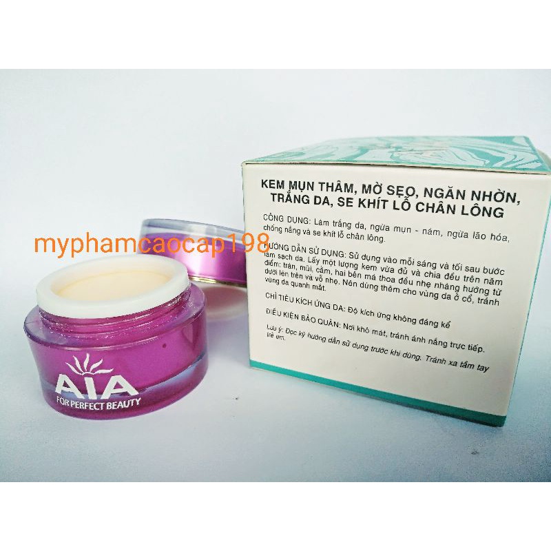 Kem aia mụn thâm trăng da10g