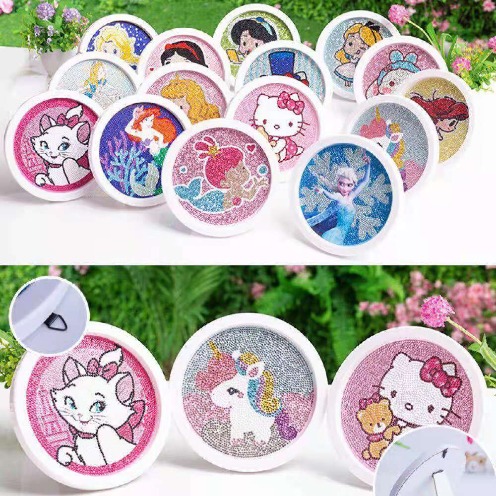 Bộ Dụng Cụ Làm Tranh Đính Đá Thủ Công Dành Cho Trẻ Em