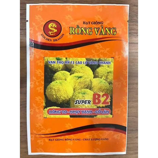 Hạt giống vạn thọ Mỹ ( B1, B2, B3 ) - 12 hạt - Rồng Vàng