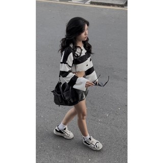 Áo khoác cardigan nữ dài// croptop len chất dày dặn