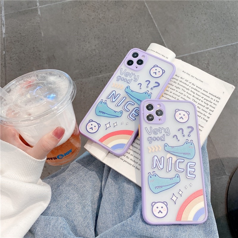 Ốp Lưng Nhám Chống Sock, Va Đập Bảo Vệ Camera Nice