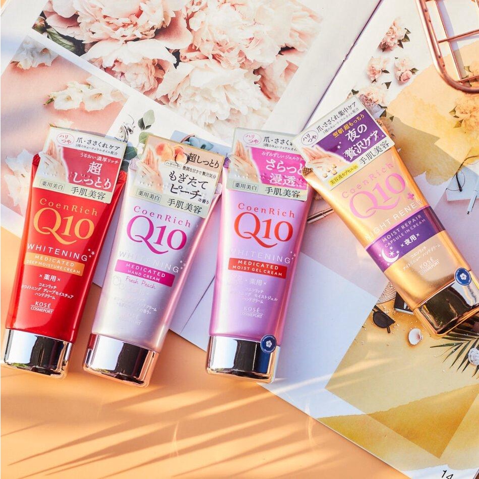 Kem Dưỡng Da Tay Kosé Coen Rich Q10 Medicated Hand Cream Nội Địa Nhật chống lão hóa trắng da không bết dính Linh Giang
