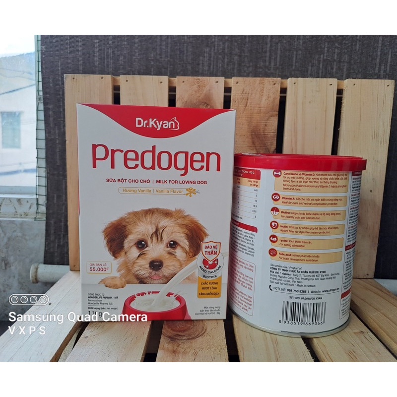 Sữa bột cho chó Dr.Kyan Predogen bổ sung canxi giúp xương chắc khỏe 110g và 400g