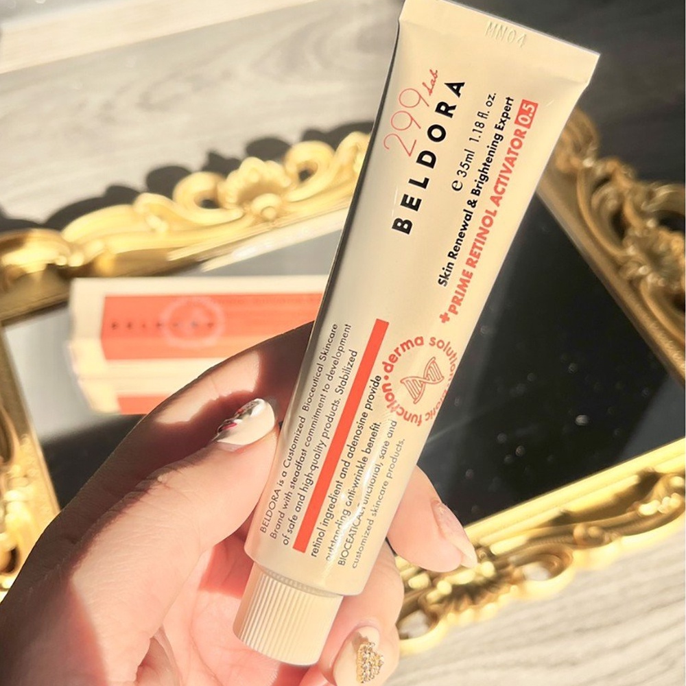 Kem dưỡng retinol 0.5 phủ bóng da, ngăn ngừa mụn ẩn Beldora 299 prime retinol 0.5% 35ml NPP shoptido