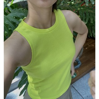 CieL Tanktop- VÀNG CỐM- Áo ba lỗ nữ