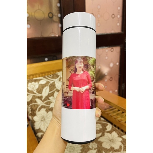 Bình nước giữ nhiệt in hình ảnh theo yêu cầu